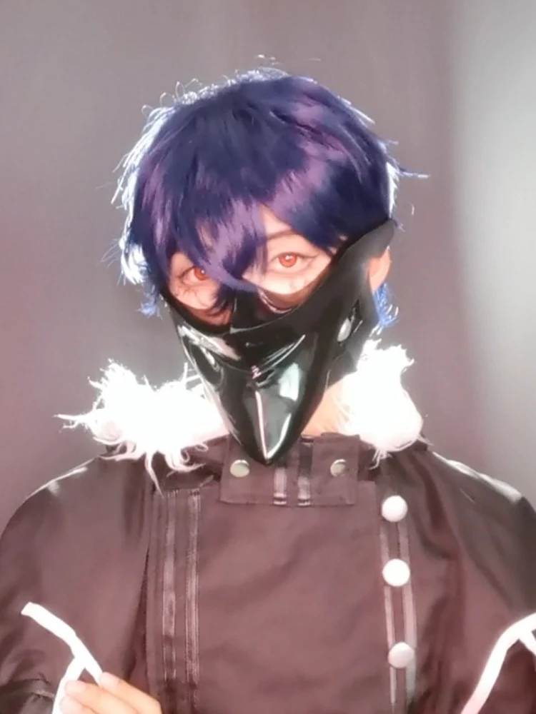 Tokyo Ghoul Kirishima Ayato en Kureo Mado Cosplay Masker Glasvezel Prop voor Anime Halloween Kostuum