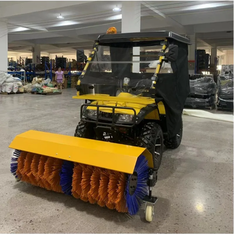 Spazzatrice da neve a quattro ruote multifunzionale completamente chiusa con CE EPA