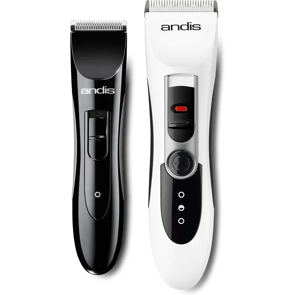 13-Piece Premium Home Haircut Kit, Sleek White/Black Design