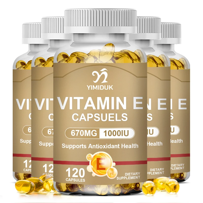 

Nature Vitamin E Capsules 1000 1U Softgels Supports lmmune Function Dietary Supplement