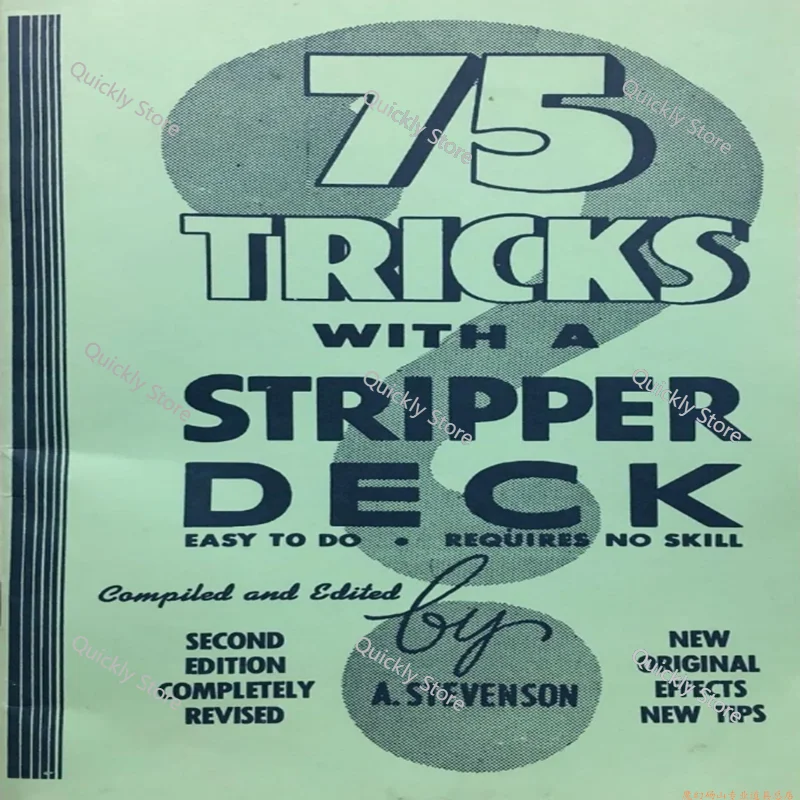 

2025 75 Tricks with a Stripper Deck by Al Steve - Magic tricks (Instant Download)