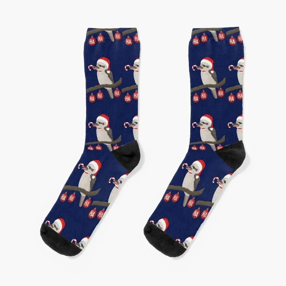 Australian Christmas ha ha ha laughing kookaburra Socks winter short cute Men Socks Luxury Brand Women's