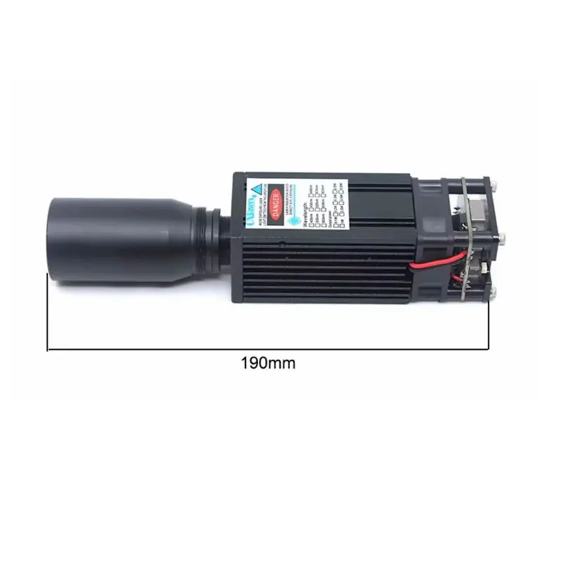 Coarse light 450nm 10W blue light laser 3CM laser module with beam expander 12V