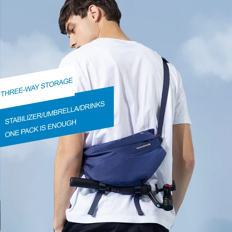 Outdoor Function Bag Sports Crossbody Pack Multifunctional Chest Bags Mobile Phone Fanny Packs Waterproof Sports Leisure Functi