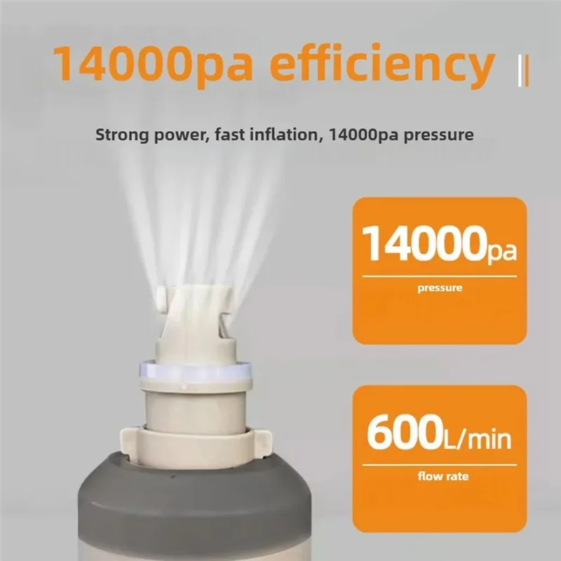 A01F-Electric Air Pump Brushless Motor High Flow Wireless Inflator Air Compressor For Small Air Mattress Kayak Paddle