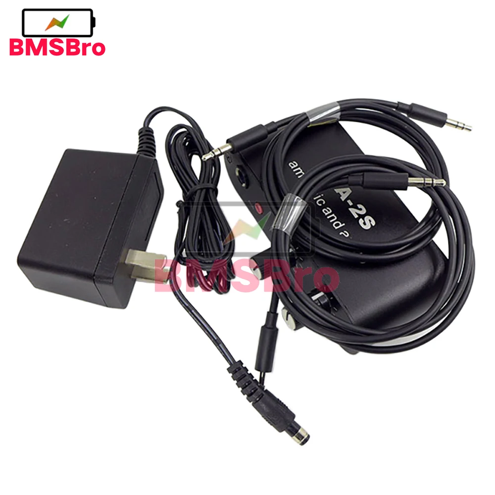 

6.5mm Dynamic Microphone 3.5mm Condenser Microphone Amplifier Headphone Amplifier Music Audio Preamplifier Mixing Board MA-2S