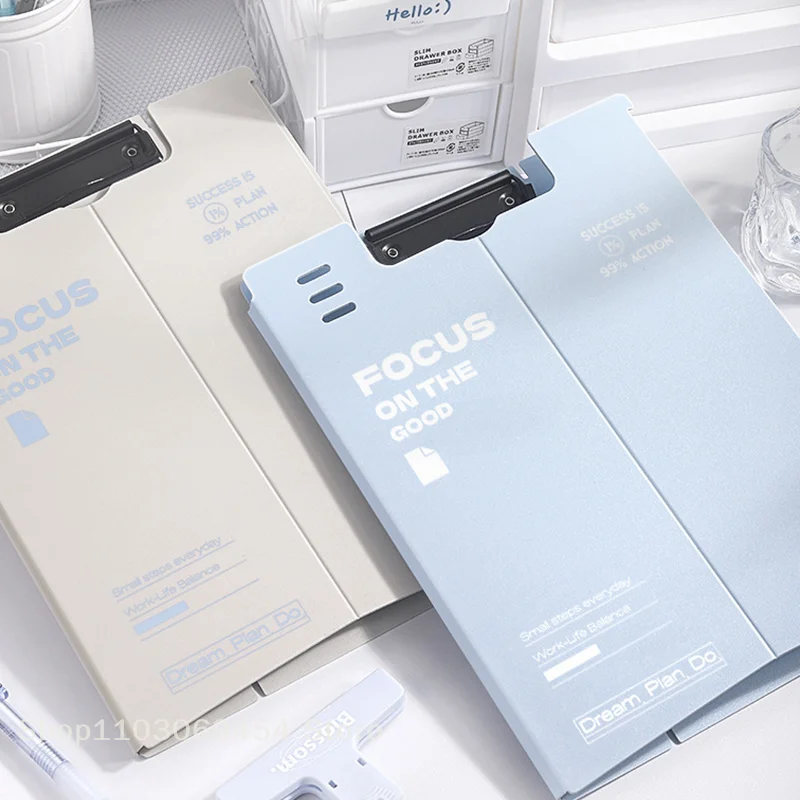 Vertical Board Clamp A4 Folder Clamp Writing Pad Students Use High-value Test Papers To Store And Organize The Writing Board