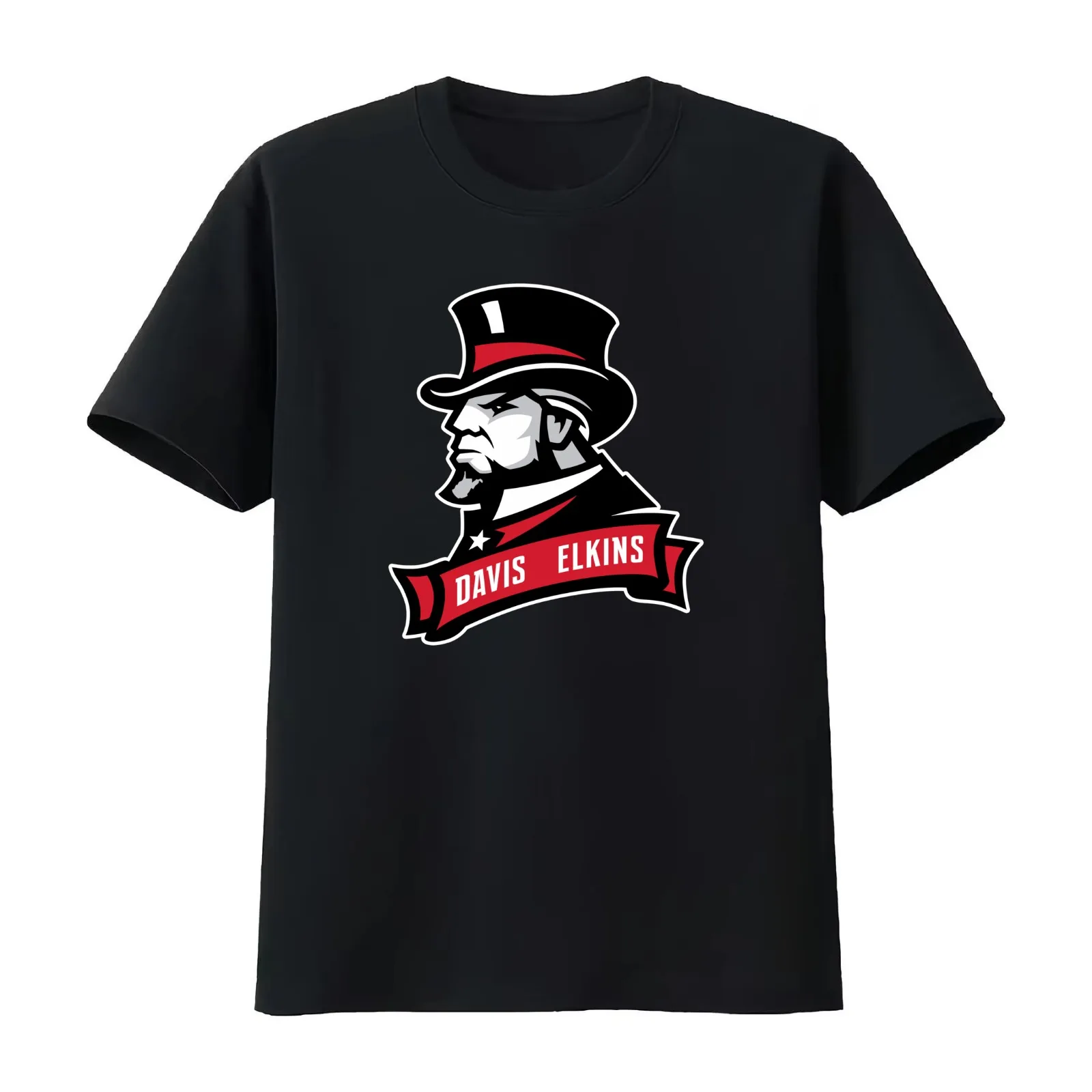 Davis & Elkins College T-Shirt Summer Casual Cotton Tee Oversized Streetwear Tops Vintage Graphic Print Unisex Men Women