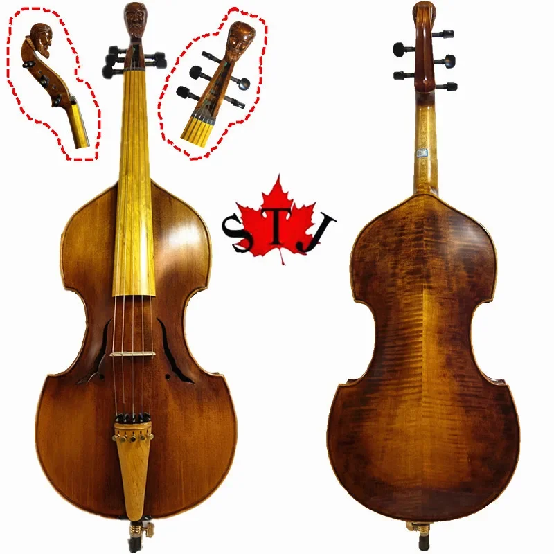 

SONG Baroque style profession maestro carving scroll 5 strings 20"viola #11181