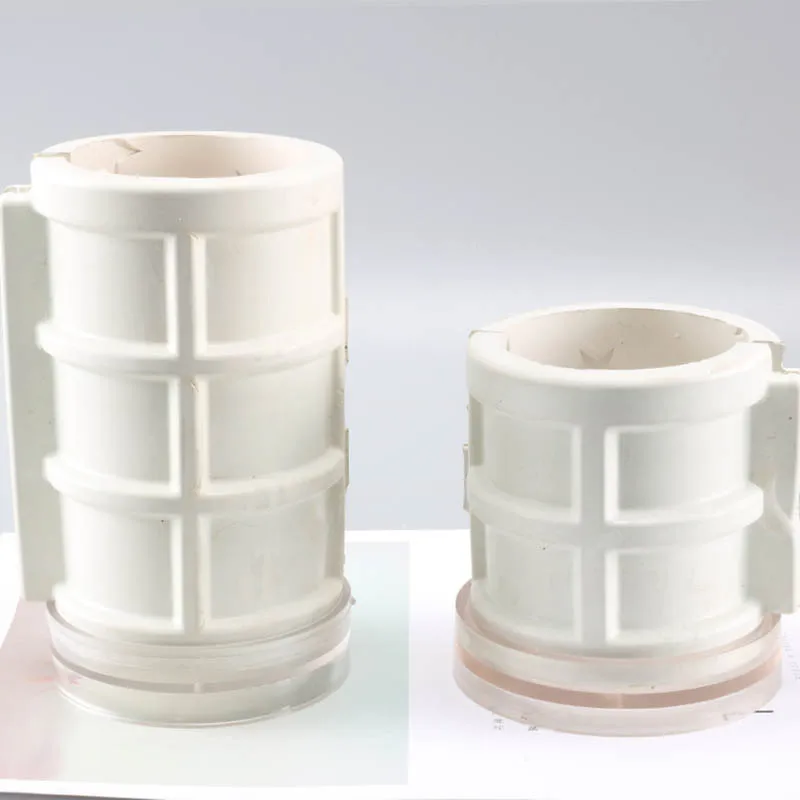 Pentagonal Star Cylindrical Candle Mold Silicone paraffin candle molds Aromatherapy Candle Acrylic Mold