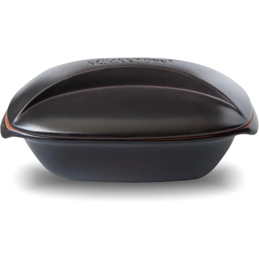 

Culinario Clay Roaster NonStick Dutch Oven Healthy Pot Cooking Clay Baker Versatile Cooking Vessel 3.2 Quart 3 Liters For Up To