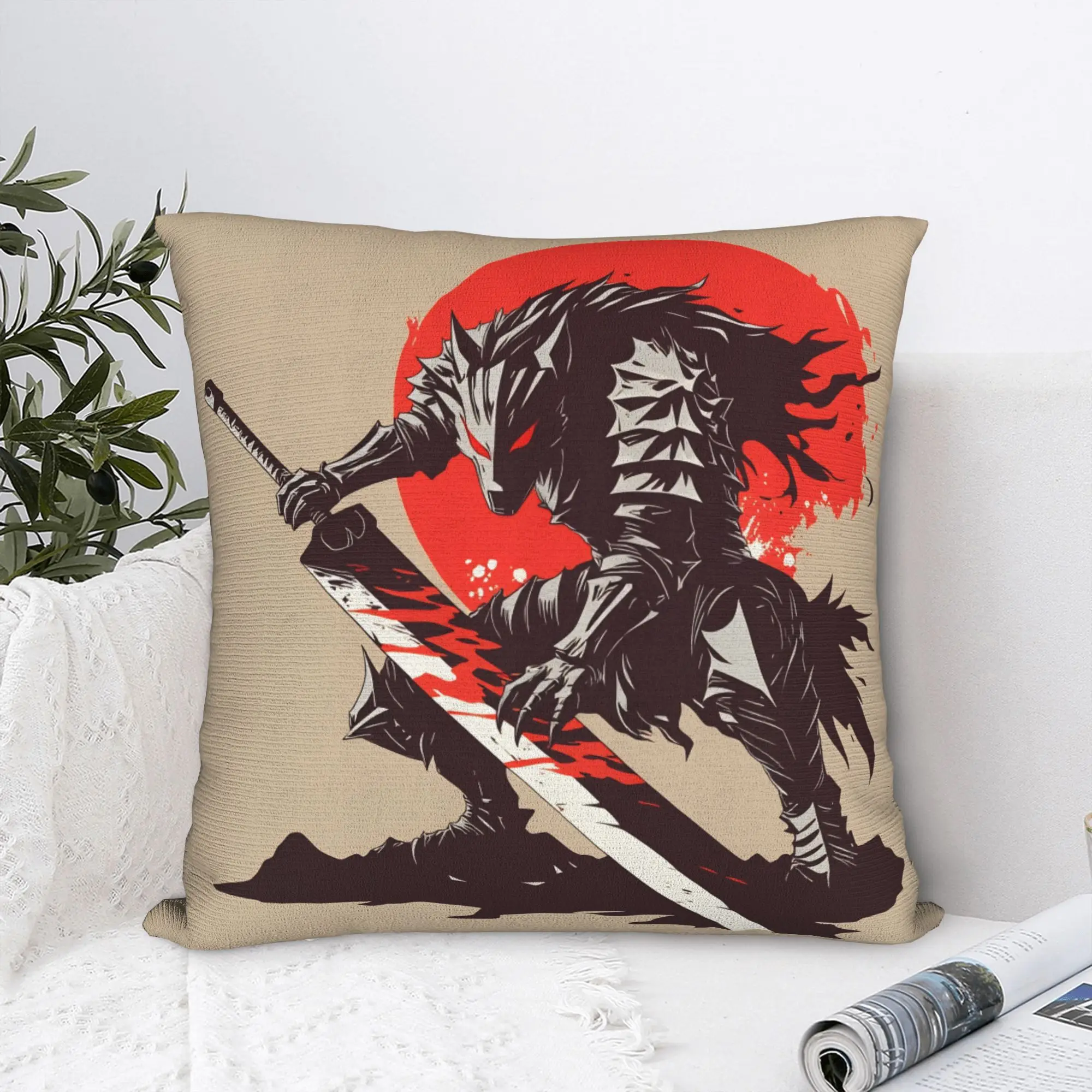 B-Berserks Pillow Cover  Cute Funny Pillow Case For Sofa Car Home Decor Graphic Cushion Cover Gift