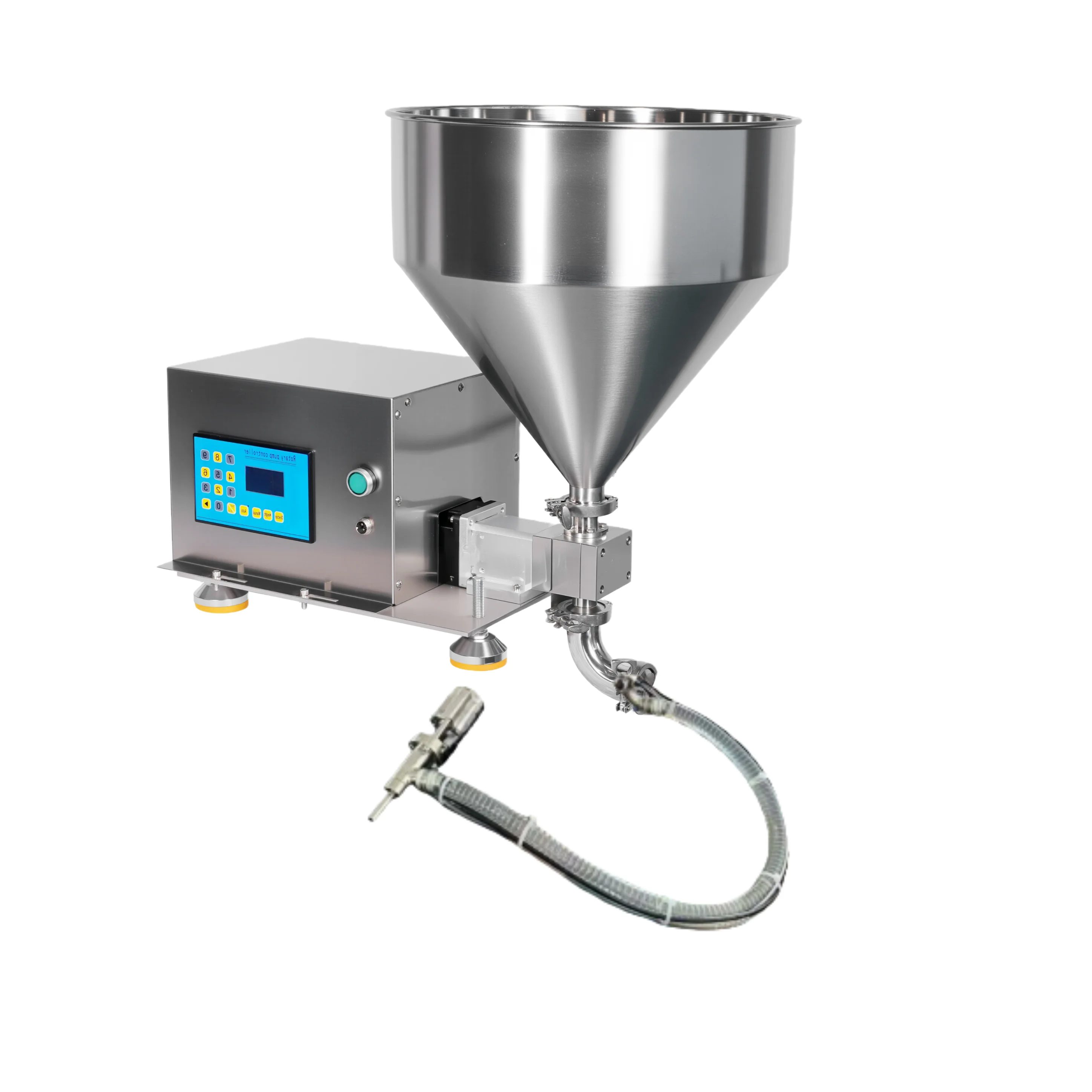 

Высококачественный роторно-лопастной насос из нержавеющей стали для розлива вязких соусов, йогурта и крема