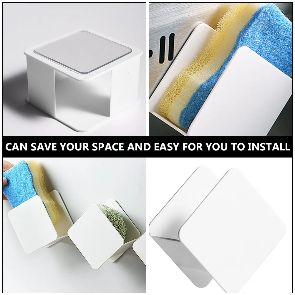 

2 pcs Drain Sponge Sponge Holder Holder For Kitchen Sink Kitchen Storage Rack Storage Rack Cleaning Cloth Organizer