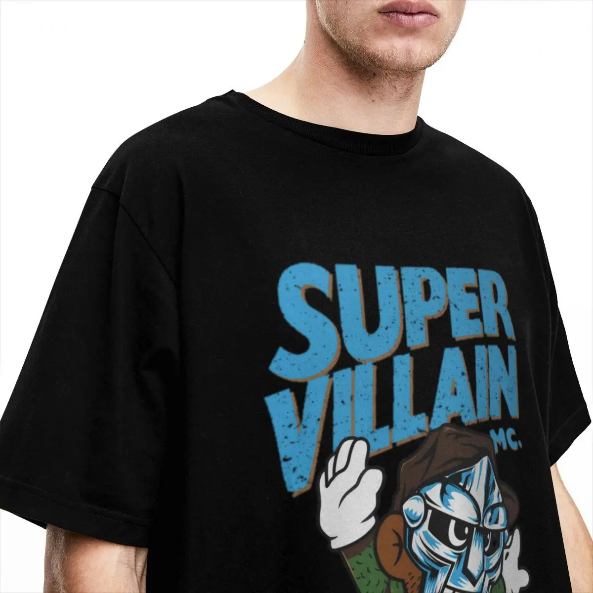 Men Women's T-Shirt Supervillain Madvillain Merch Vintage 100% Cotton Short Sleeve Hip Hop T Shirt O Neck Tops Birthday Gift