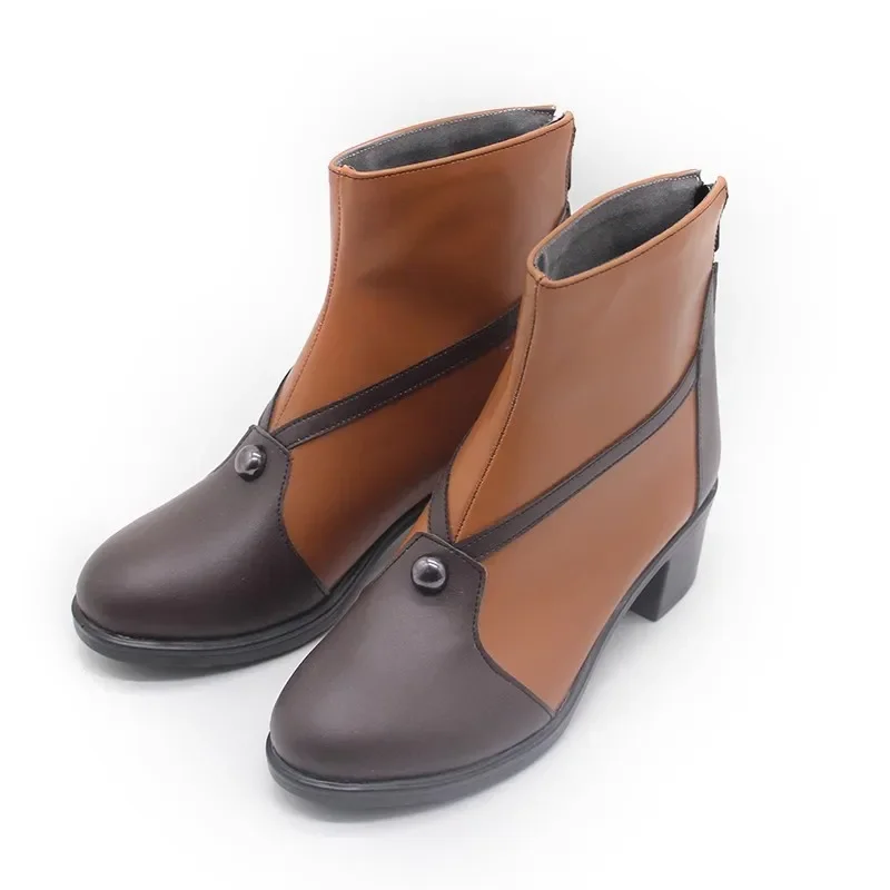 Anime jogo monstro caçador cosplay botas sapatos traje feminino masculino halloween role play adereços feitos