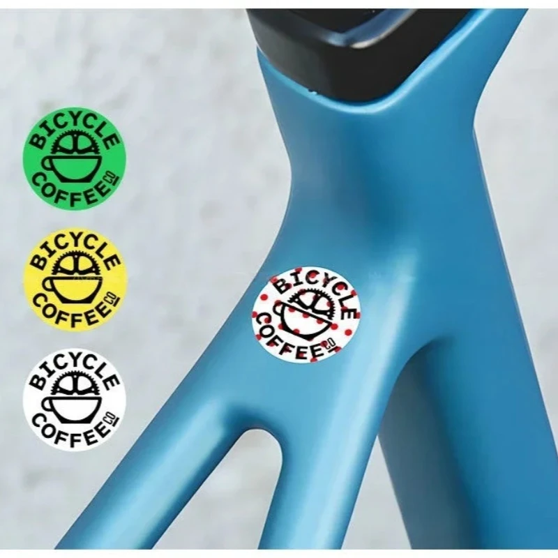 2Pcs/Set Road Bike MTB Waterproof Vinyl Sticker, Durable Decal for Bicycle Top Tube, Fork, Helmet and Body Decor