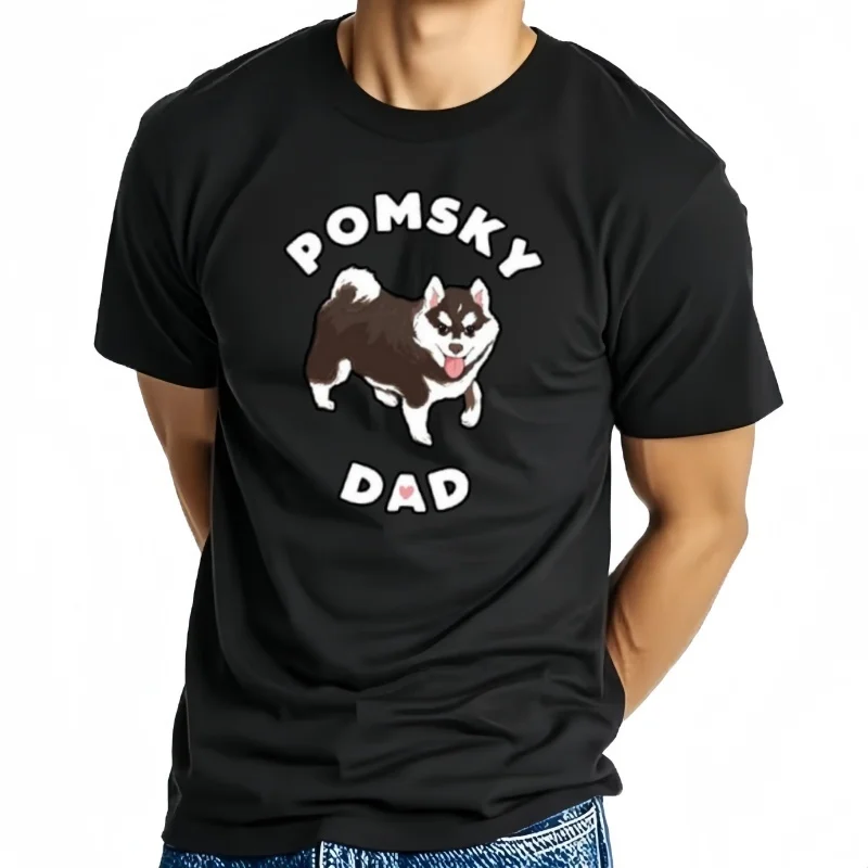 Camiseta blanca de papá para hombre, camisa de anime de moda coreana, gráficos