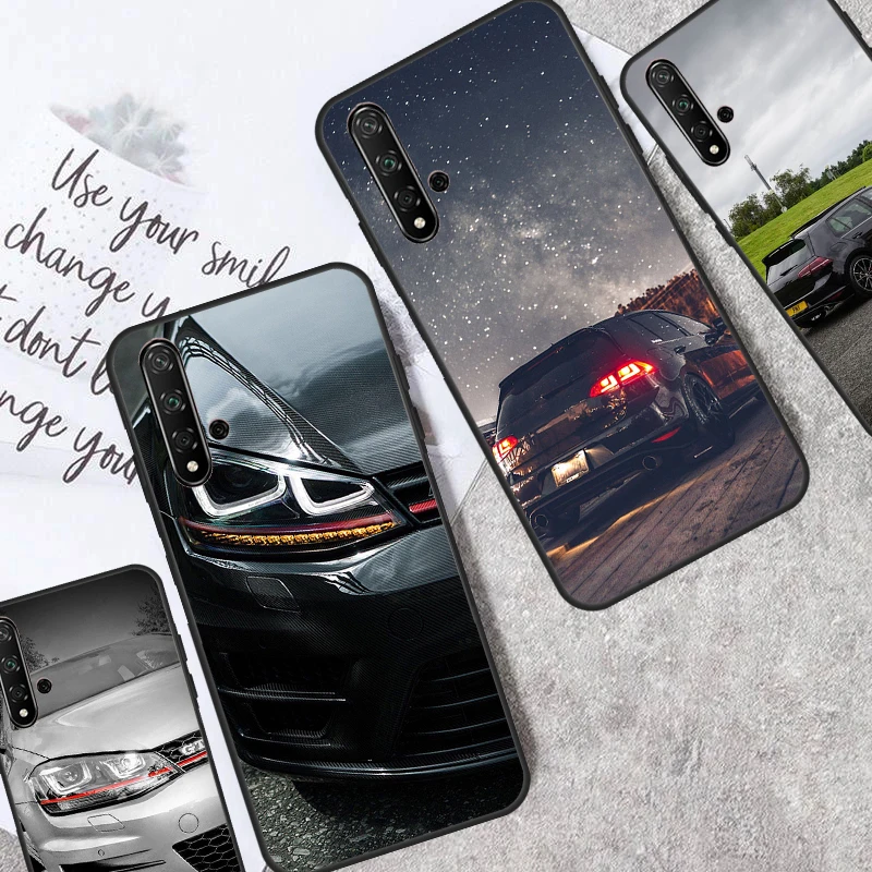 Sport Car Golf 7 Funda For Huawei Nova Y90 Y91 Y70 Y60 Y61 10 9 SE 5T 11i 8i 7i 3i P40 Lite P60 P30 Pro Case