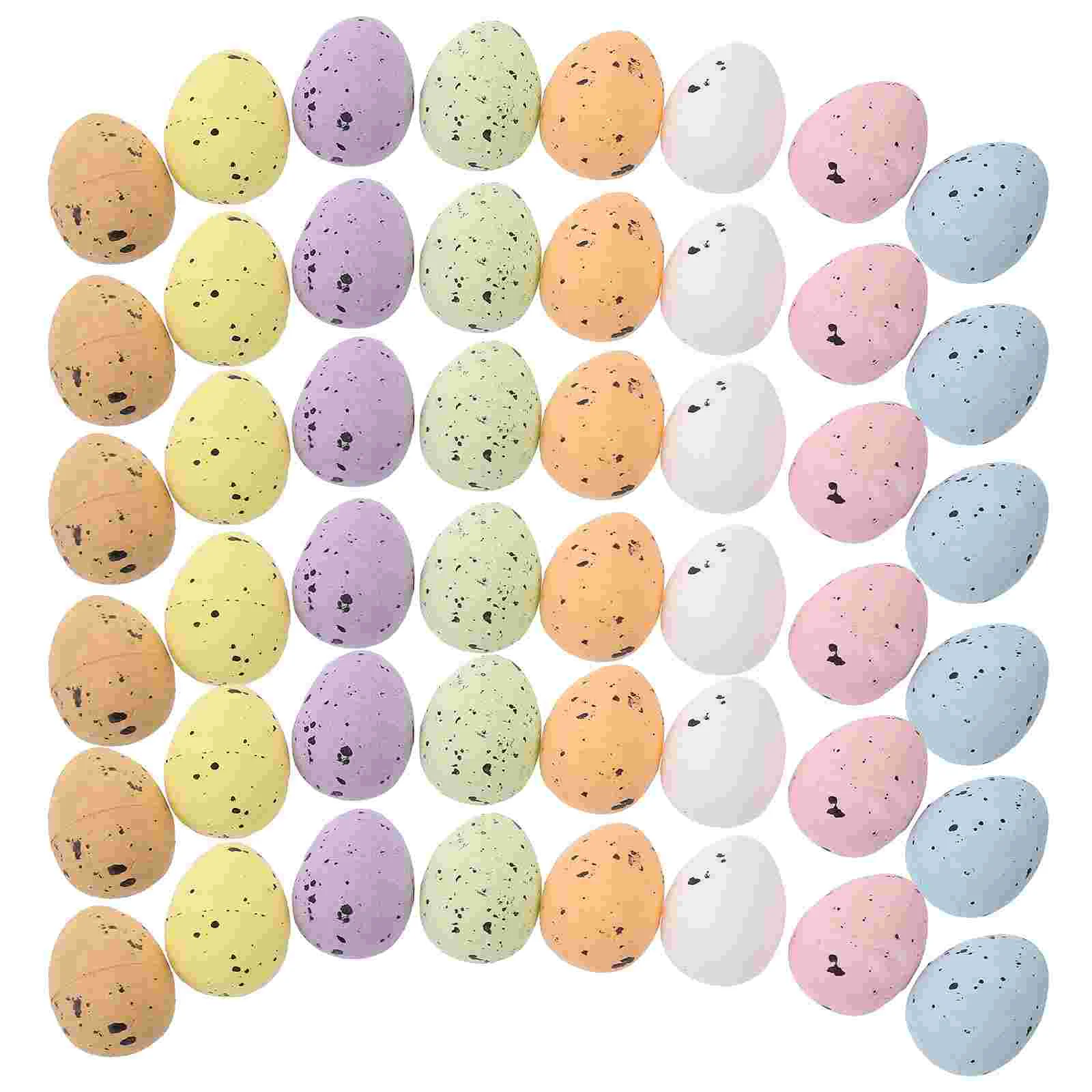 100 ชิ้นอีสเตอร์โฟมไข่ปาร์ตี้ตกแต่ง DIY Pigeon Props กบตกแต่ง Dye Mini สีสันชุดวันหยุดเด็กโฟม