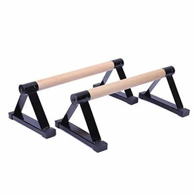 

Fitness Sport Wood Push Up Bars Parallettes Portable Exercise Equipment Handles Yoga Gymnastic Training Tool Push-ups Stands