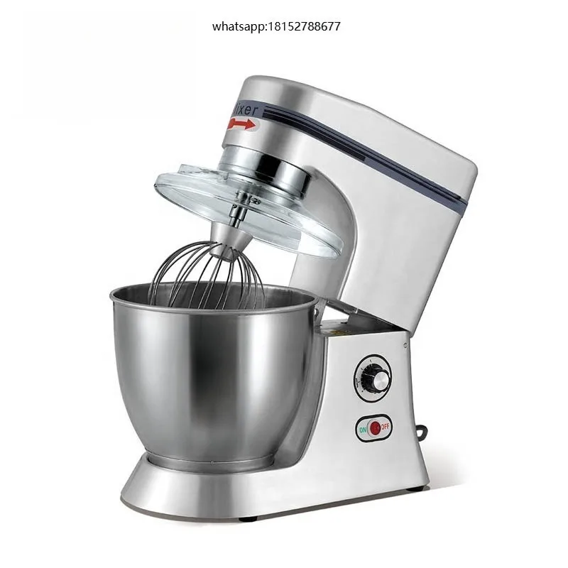 5L Heavy Duty Electric Stand Mixer with Speed-Adjustable Feature Rotating Bowl and Dough Hook Accessories