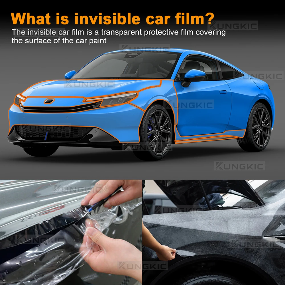 For HONDA PRELUDE 2026 2027 TPU Car Paint Protection Film Front Bumper Sticker Anti-scratch Transparent Pre-cut PPF