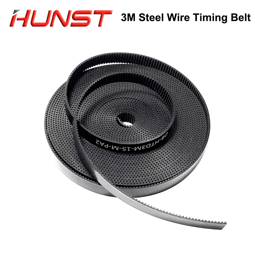 

HUNST HTD 3M стальная проволока, редуктор с открытой передачей, Ремень ГРМ, ширина 15 мм 20 мм, подходит для лазерной машины
