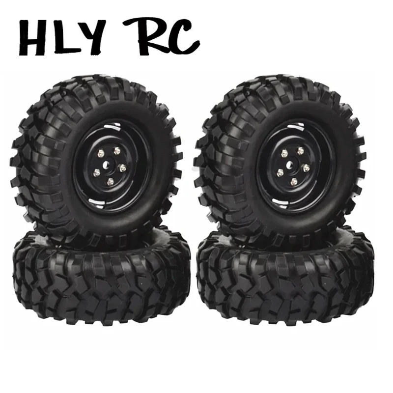 

4PCS 96mm 1.9" Wheel Rim Soft Rubber Tire Set for 1/10 RC Crawler Car TRX4 RC4WD D90 Axial SCX10 Tamiya CC01 Redcat