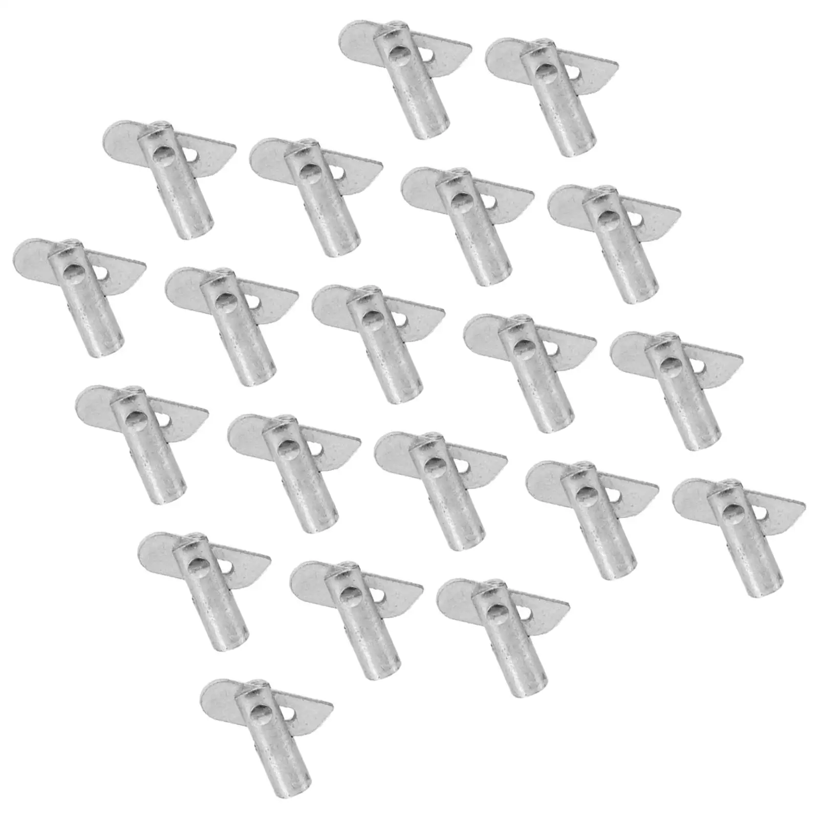 20 buah bagian bingkai tangan mengunci Pin rak braket kecil bagian perancah baja penggunaan harian luar ruangan konektor sambungan