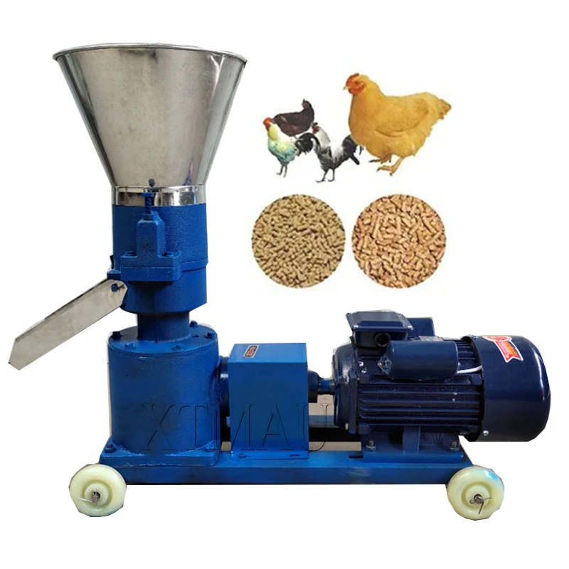 

Wood Animal Granule Pellet Mill Making Machine Chicken Duck Fish Crab Shrimp Poultry Feed Machine