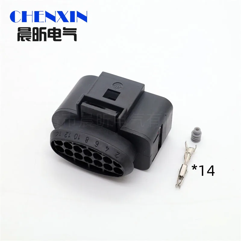 car accessory 14 Pin 6X0973817 6X0973717 Auto 09G Gearbox Cable Socket 6X0 973 817 6X0 973 717 Waterproof Connector