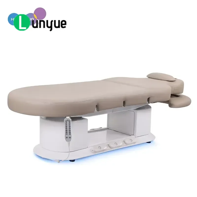 Four Motor Intelligent Control Electric Massage Bed with Heated Mattress for Spa Health Care Beauty Furniture