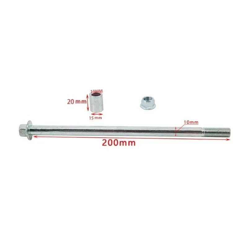 1 Set for 70cc 90cc 125cc 140cc 200cc 250cc Pit Pro Trail Dirt Bike10 12mm 200mm / 245mm / 270mm  Spacers Front Back Rear Axle