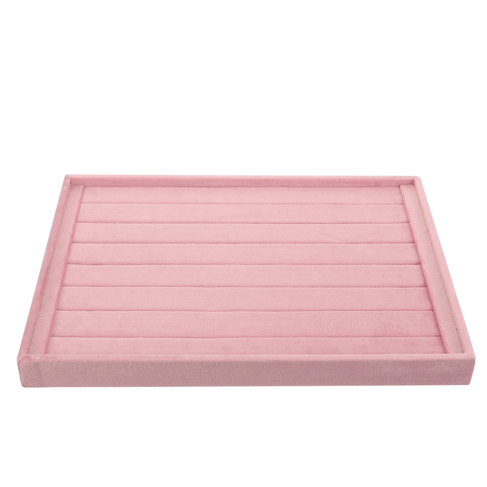 

Jewelry Ring Display Pad Lint Insert Tray Stackable Organizer for Rings Earrings Pins Small Jewelry Display Storage Tray