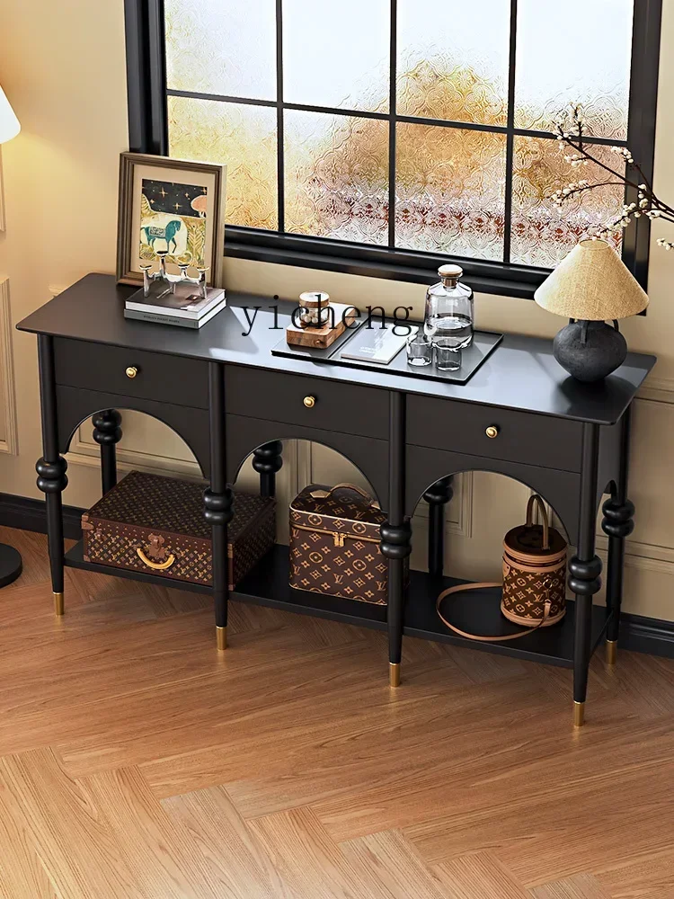 French Retro Porch Cabinet Entry Foyer Rack Locker CaseX24