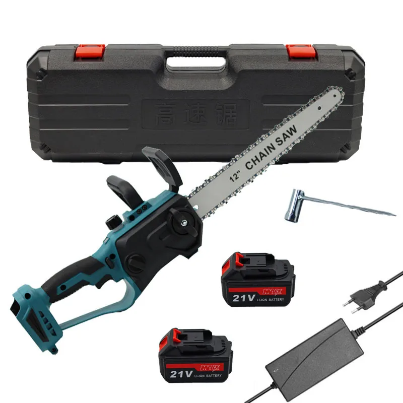 TKKEACE borstelloze 16 inch elektrische kettingzaag voor Makita-batterij, 3500 W draadloos houtsnijgereedschap, tuinsnoeischaar