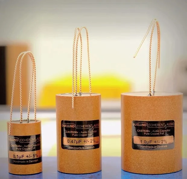 1pcs Denmark Duelund COHERENT AUDIO CAST series 100V-630V Audio capacitor Pure Copper Foil Capacitor free shiping
