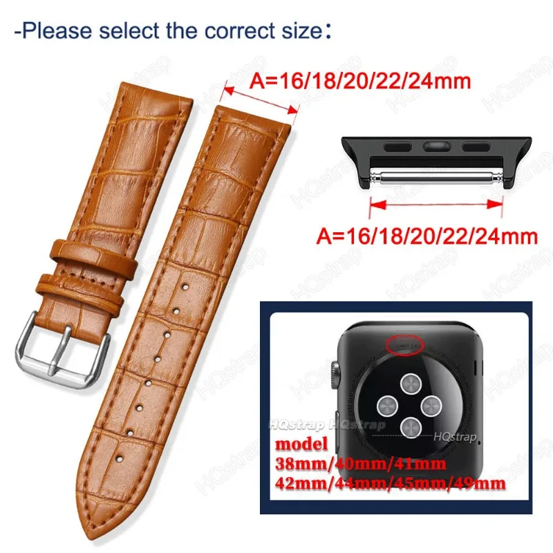 2pcs/lot Stainless Steel Adapter for Apple Watch Connectors Repair Tools Connecting Strap for Iwatch  9 8 7 6 5 SE 4 Accessories