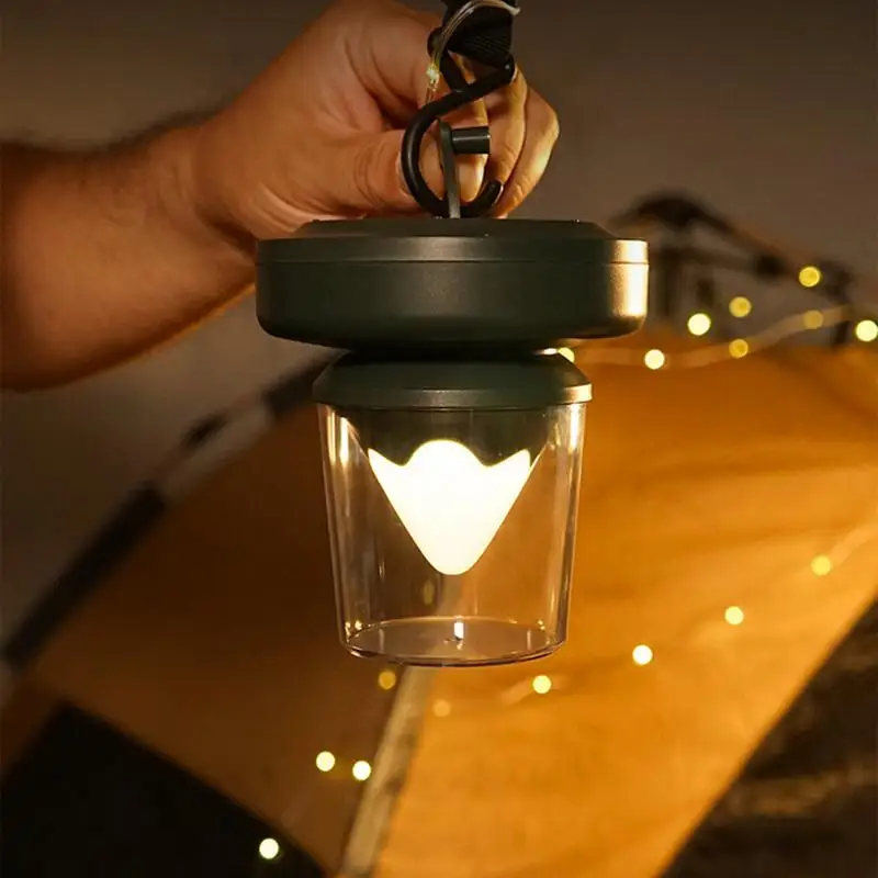 

String Lights For Camping 2 In 1 LED Camping Lantern With Multiple Lighting Modes 32.8Ft Portable Camping Lantern Rechargeable