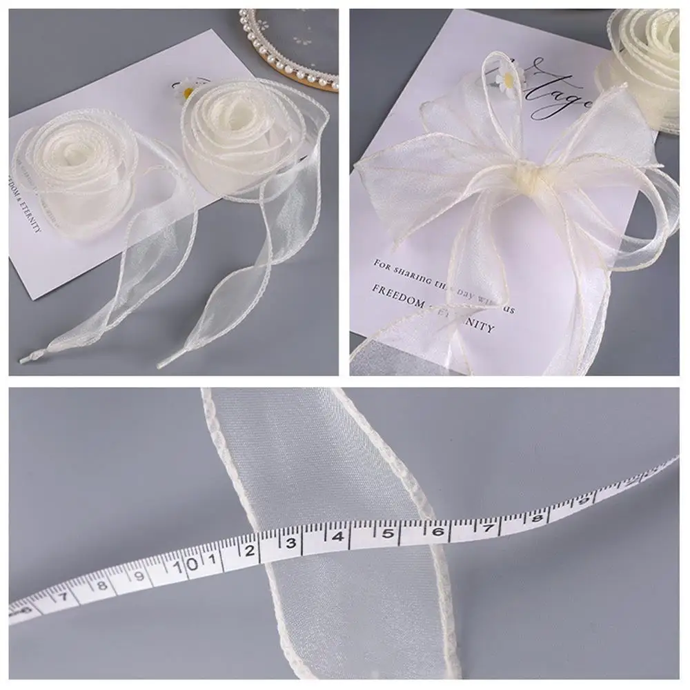 약 4cm 와이드 운동화 운동화 끈 Organza 신발 끈 활 끈 웨이브 쉬펜 원사 한국 스타일 캐주얼 신발 끈 로프