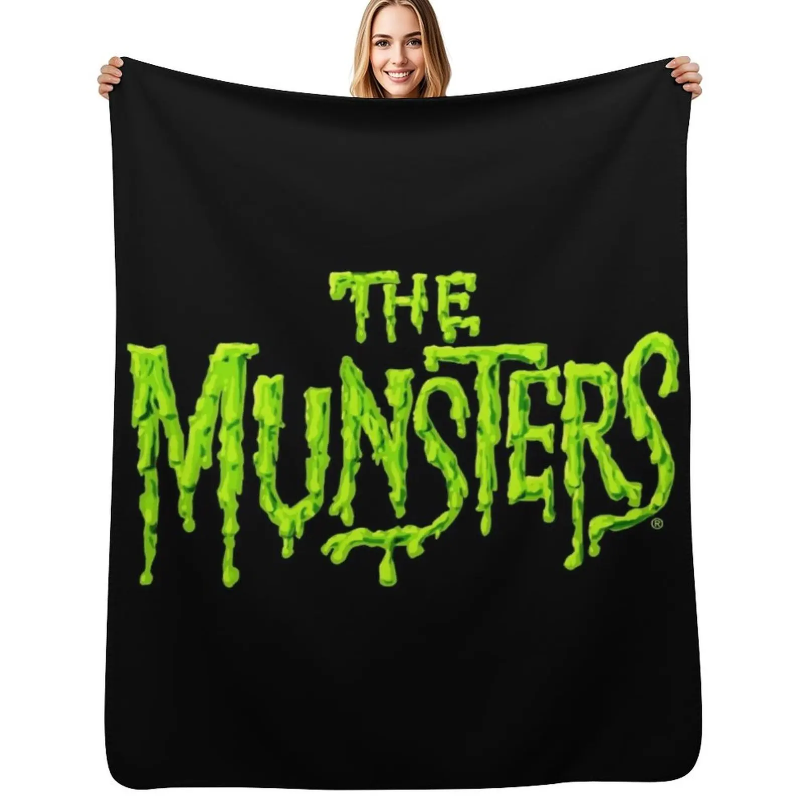

The Munsters Throw Blanket Soft Plush Plaid Soft Softest Weighted Blanket