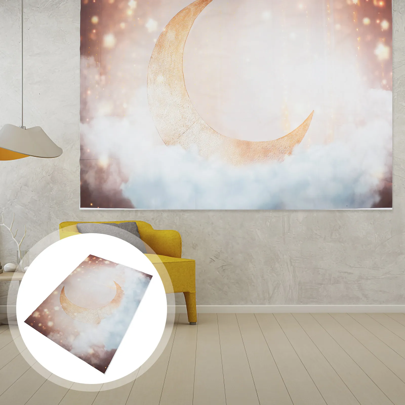 

1 шт. высококачественный фон для фотосъемки, элегантная декоративная ткань для студийных съемок, видео, вечеринок, прямых эфиров, интервью, киносъемок