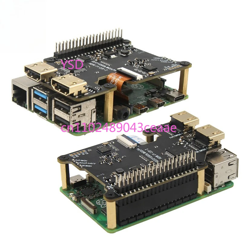 

X1301 HDMI to CSI 2 Module 1080P@60fp Audio Video Compatible with Raspberry Pi 5 Pi4B 3B