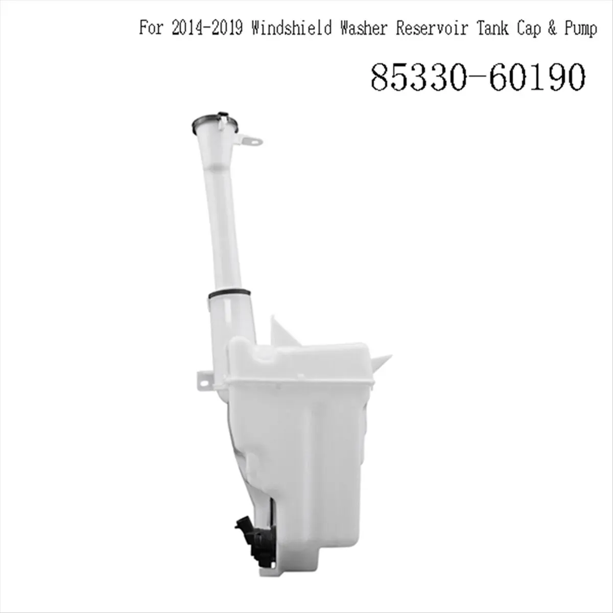 B09A For Toyota Corolla 2014-2019 Windshield Washer Reservoir Tank Cap & Pump 85330-60190