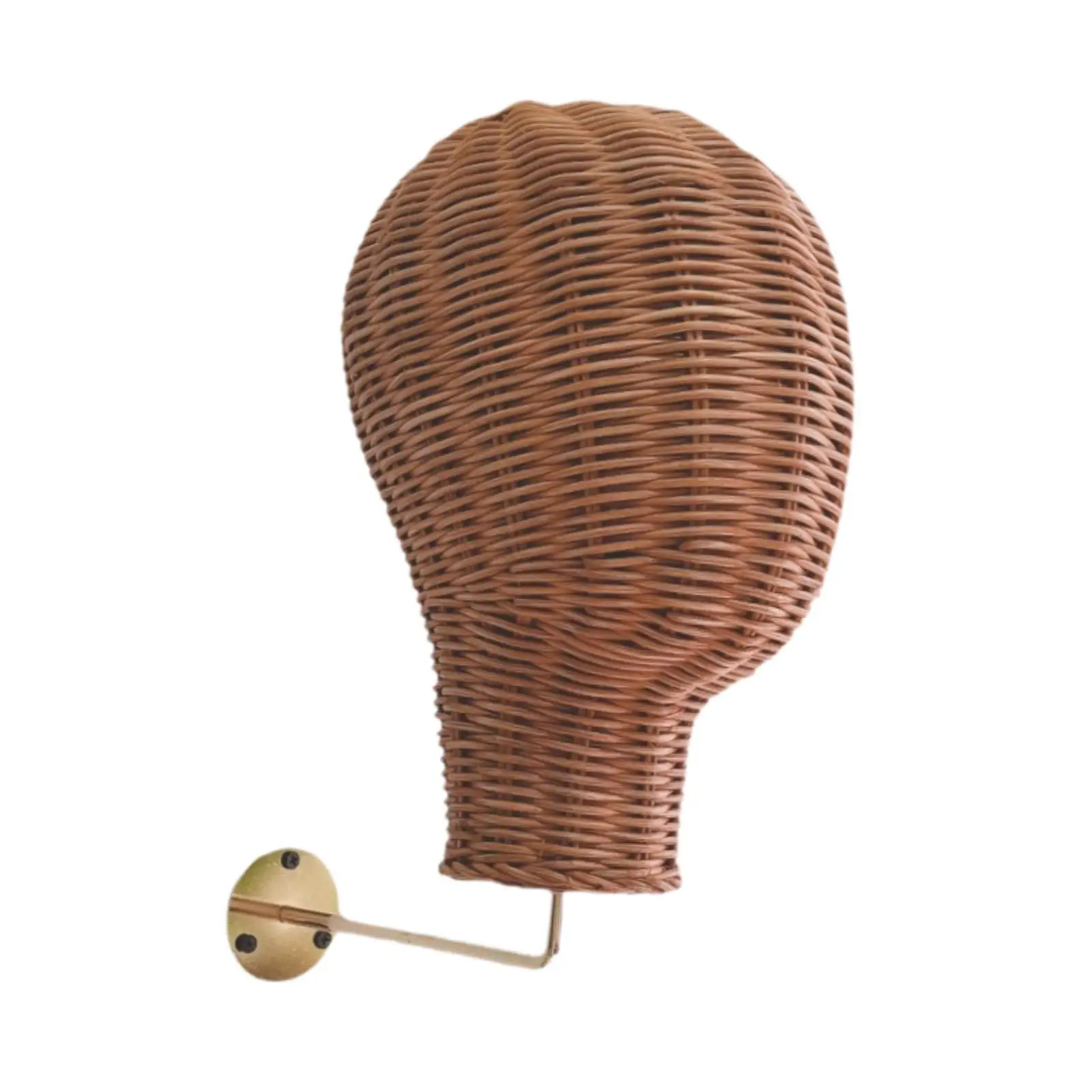 

Wall Mounted Mannequin Head Hanging Wig Stand for Hairpieces Glasses Headset