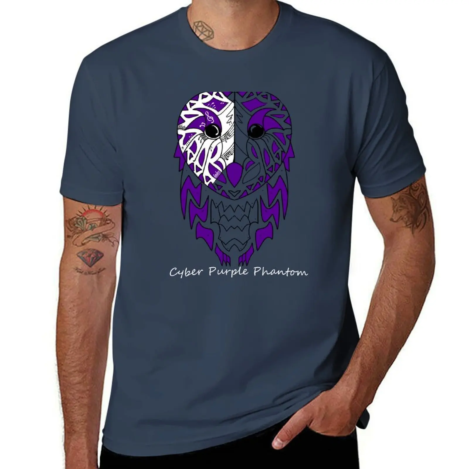 

Cyber Purple Phantom T-Shirt t shirt for man 100 percent cotton t shirt man cotton t shirts for man pack white T-Shirt