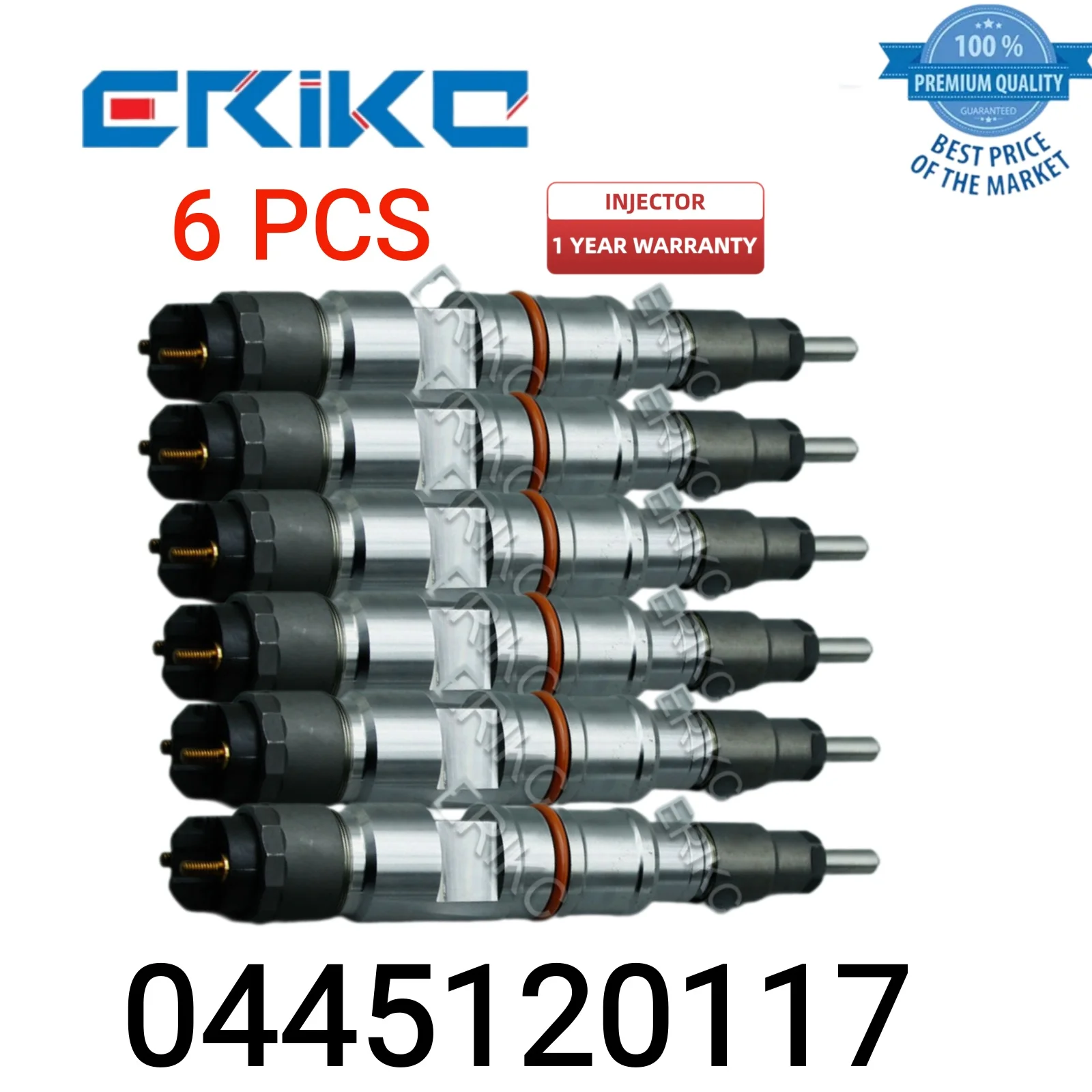 

6 PCS 0445120117 Common Rail Diesel Fuel Injector 0 445 120 117 Oil Auto Engine Injector 0445 120 117 for Xichai Chaochai