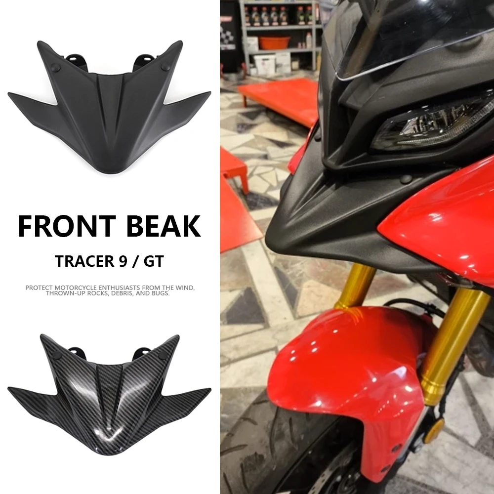 

New Front Wheel Fender For YAMAHA Tracer 900 GT TRACER 9 Tracer9 GT Tracer900 Beak Nose Cone Extension Cover 2021 2022 2023 2024