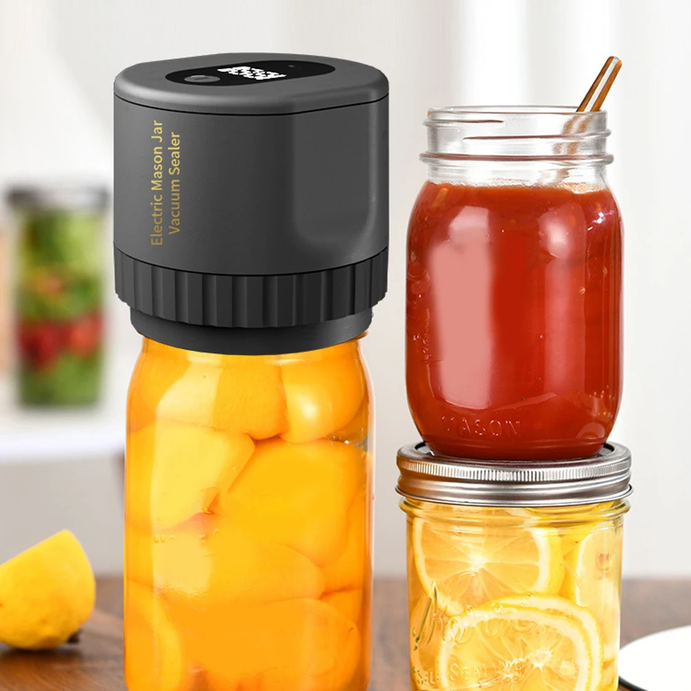 

1pc Electric Jar Vacuum Sealer Kit Cordless Canning Vacuum Sealer Cordless Automatic Home Kitchen Tools Accessories